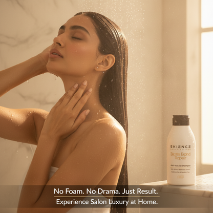 Biotin Bond Repair Anti Hair Fall Shampoo, Strengthens & Repairs Damaged Hair, Sulfate & Paraben Free, With Biotin &amp; Watercress Complex